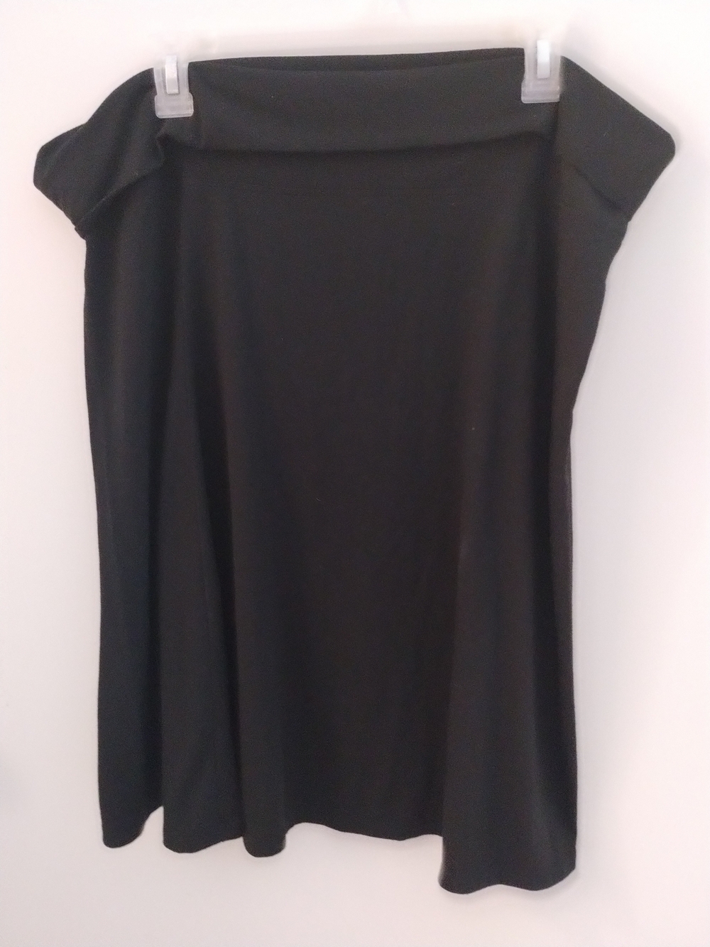 Old Navy Black Fold Over Waist Skirt